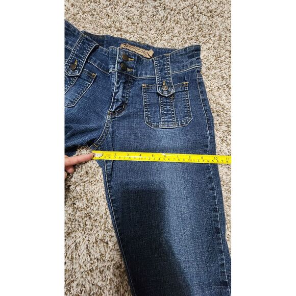 BILLABONG Women's Size 3 Low Rise Jeans blue 26x31 Boot‎ Flare - Picture 6 of 9